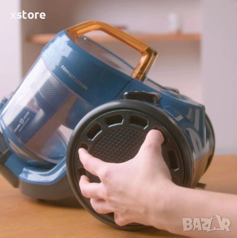 Прахосмукачка без торба Taurus Homeland Cyclone – 800W, 18Kpa, HEPA филтър, 2L контейнер, снимка 7 - Прахосмукачки - 52796129