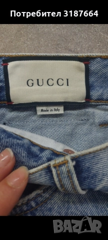 Оригинални дамски дънки gucci S/M, снимка 4 - Дънки - 51825319