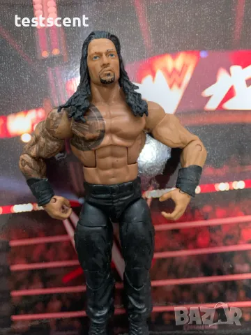 Екшън фигура WWE Roman Reigns Роман Рейнс ELITE SERIES Bloodline mattel figure елит, снимка 7 - Колекции - 49150548