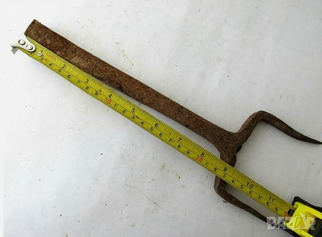 Антична примитивна наковалня - ковашки инструмент, снимка 5 - Антикварни и старинни предмети - 51456117