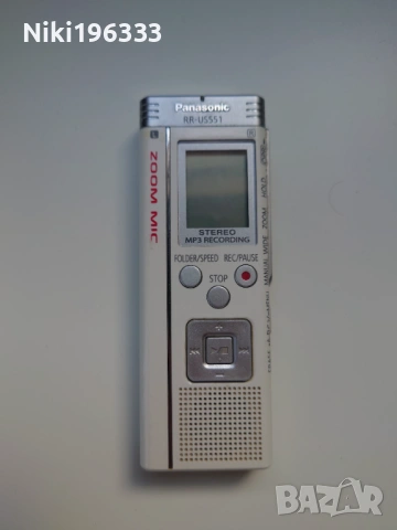 Дигитален диктофон Panasonic RR-US551 - Стерео запис и Zoom Mic, снимка 2 - Други - 54228707