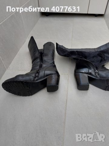 Обувки, ботуши, естествена кожа, използвани 1-2 пъти