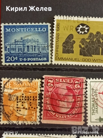 Стари пощенски марки от цял свят смесени ДАНИЯ, БЕЛГИЯ, АВСТРАЛИЯ за КОЛЕКЦИЯ 51596, снимка 4 - Филателия - 53227890