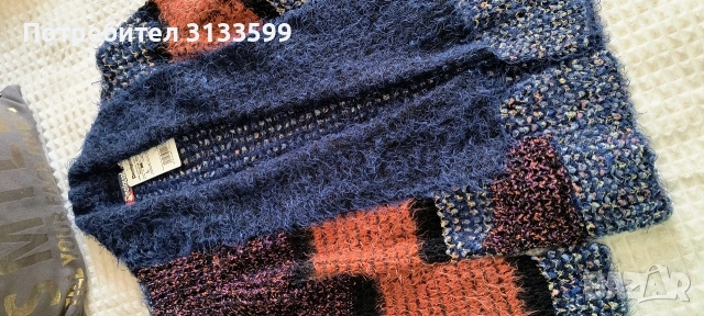 Дамска блуза "Desigual"- размер М; ЖИЛЕТКА "Desigual"- размер L , снимка 6 - Блузи с дълъг ръкав и пуловери - 44034746