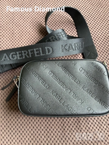 Чанта Karl Lagerfeld Естествена кожа