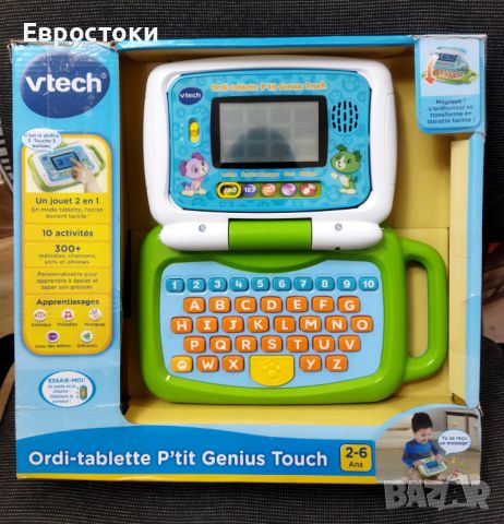 Детски образователен таблет VTech Ordi-P'tit Genius Touch, снимка 8 - Образователни игри - 45360355