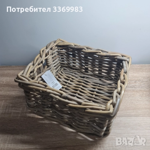 Ръчно плетена кошничка, снимка 5 - Декорация за дома - 52238352