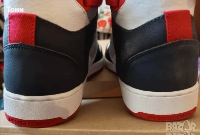 DC USA ORIGINAL Нови Мъжки Маратонки Изцяло от Естествена Кожа , снимка 9 - Маратонки - 51244682