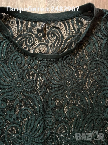 Ефектна дамска блуза - дантела, снимка 8 - Блузи с дълъг ръкав и пуловери - 53691239