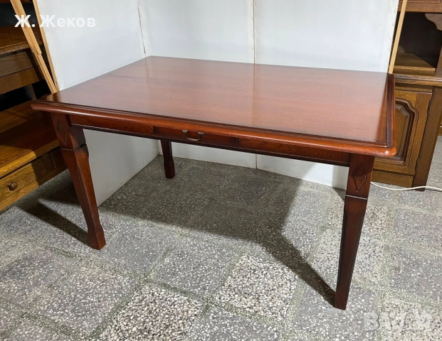 Масивна трапезна маса, снимка 5 - Маси - 53457683