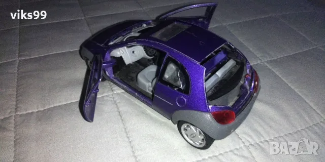 Метална количка Ford Ka SS 6703 - Мащаб 1:24, снимка 2 - Колекции - 49039846