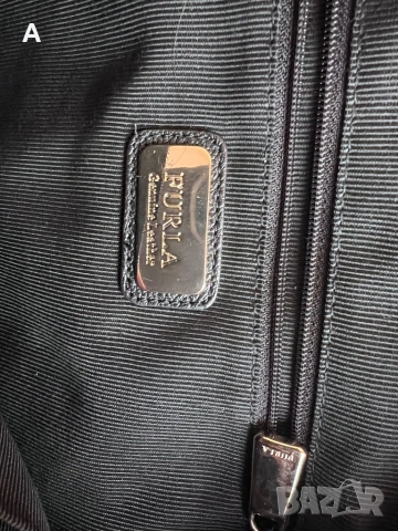 Чанта Furla естествена кожа, снимка 13 - Чанти - 29429049