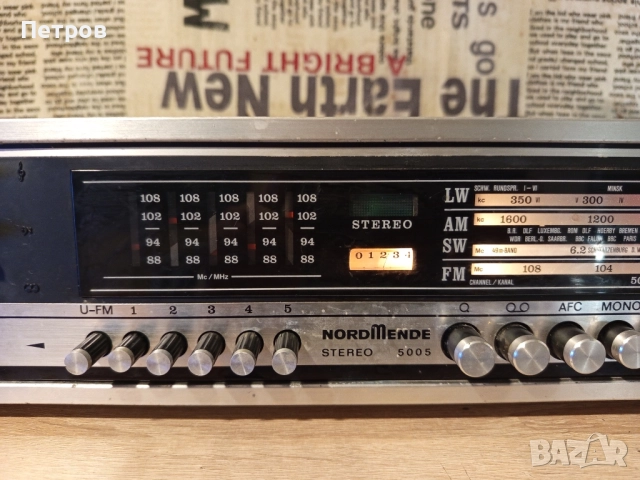 Радио"Nordmende"stereo 5005, снимка 3 - Ресийвъри, усилватели, смесителни пултове - 51985969