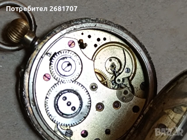 джобен сребърен часовник , снимка 5 - Джобни - 51375630