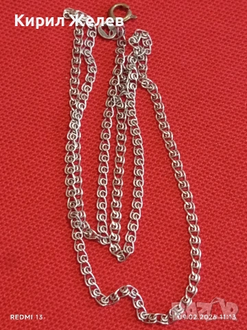 Сребърен синджир плетка тип КАРДИНАЛ много красив стилен дизайн 40067, снимка 6 - Колиета, медальони, синджири - 53411294