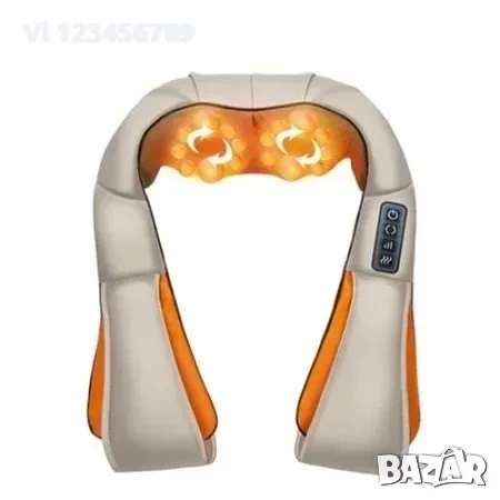 3D Шиацу масажор за цяло тяло, 12/220V, 4 бутона, снимка 5 - Масажори - 52287451