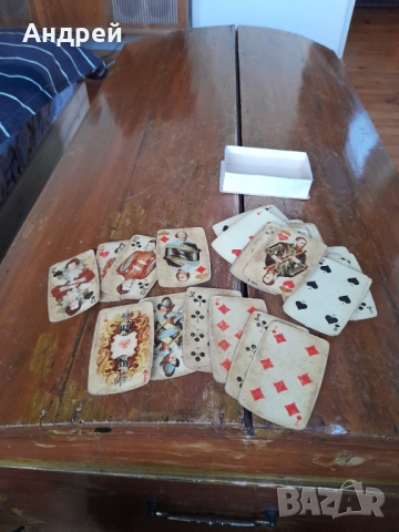 Стари карти за игра #17, снимка 2 - Карти за игра - 52753571