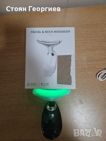 Чисто нов мултифункционален масажор за лице и шия, снимка 4 - Масажори - 53573385