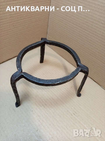 Соц Стар Ръчно Кован Малък Саджек Пиростия За Огнище 0.900кг. НОМЕР 1609., снимка 9 - Антикварни и старинни предмети - 53892193