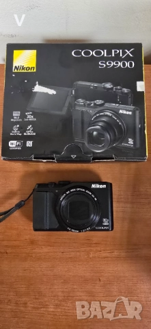 Nikon Coolpix S9900 - 2 батерии ;протектори; 30xZoom,Wi-Fi,GPS+Glonass,NFC