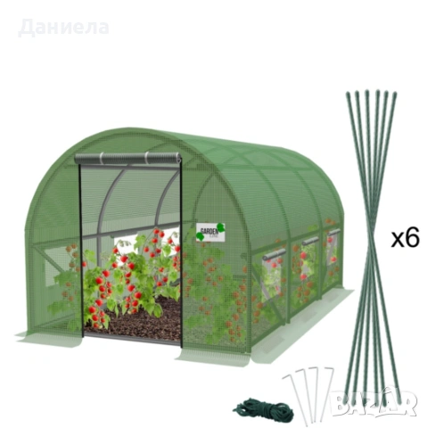 Компактна оранжерия - професионална защита и идеални условия за вашите култури - 3 х 2 х 2м, снимка 12 - Оранжерии - 53618124