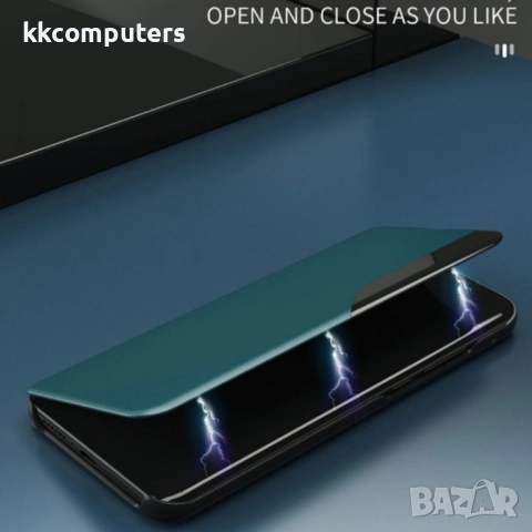 Xiaomi Poco C55/Redmi 12C/Redmi 11A Window Кожен Калъф и Протектор, снимка 5 - Калъфи, кейсове - 52624430