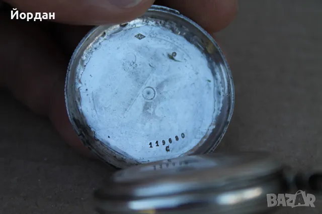 Швейцарски сребърен джобен часовник , снимка 7 - Джобни - 50099114