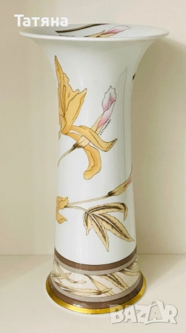 Немска порцеланова ваза от HUTSCHENREUTHER AND LEONARD, 28 см