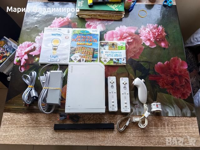 Nintendo wii пълен комплект с игри