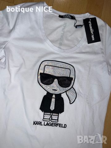 Тениска Karl Lagerfeld , снимка 2 - Тениски - 45672447
