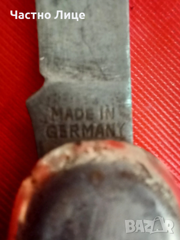 Стара Немска Колекционерска Джобна Ножка, Ножче,Седеф, снимка 4 - Антикварни и старинни предмети - 52569685
