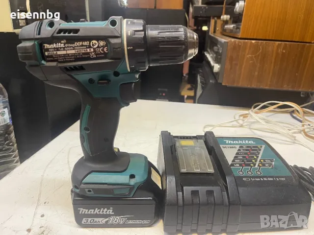 MAKITA DDF482RFE 13mm. Акумулаторен винтоверт Напрежение: 18 V, снимка 2 - Винтоверти - 50410692