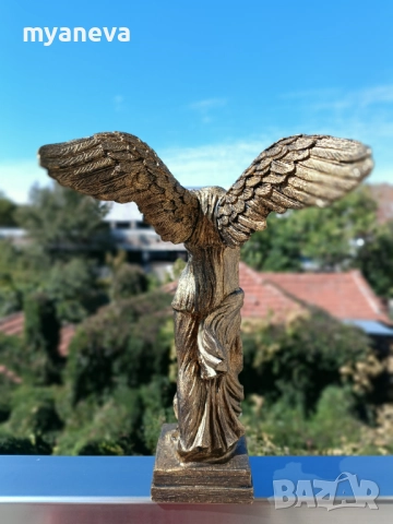 Гръцка статуетка на „Нике от Самотраки“ ,  известна още като Нике , победа , снимка 7 - Статуетки - 51870928