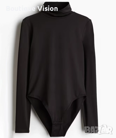 Ново! Черни бодита размер С, снимка 2 - Бельо - 51881133