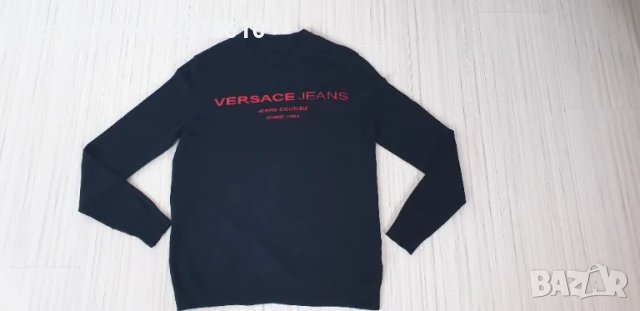 Versace Jeans Couture Cotton Knit Mens Size M ОРИГИНАЛ! Мъжки Памучен Пуловер!, снимка 8 - Пуловери - 49213739