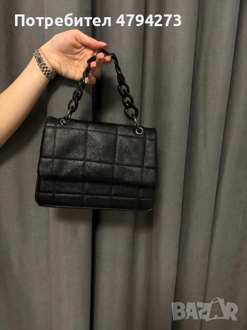 Дамска черна чанта