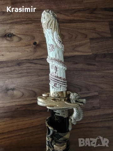 Японски самурайски меч, снимка 14 - Други ценни предмети - 53539133