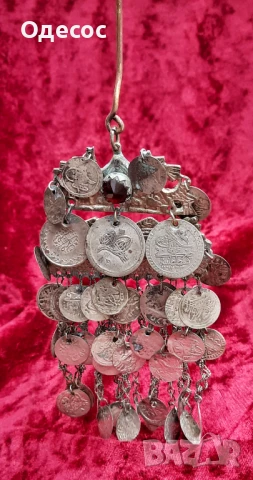 Старинен възрожденски накит ,трепка, снимка 7 - Антикварни и старинни предмети - 50462297