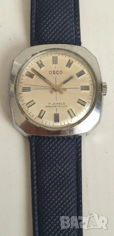 Винтидж ръчен часовник Osco 17 камъка, удароустойчив, снимка 9 - Антикварни и старинни предмети - 54139931