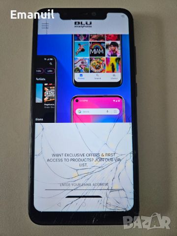 Телефон BLU работещ, снимка 2 - Други - 46290758