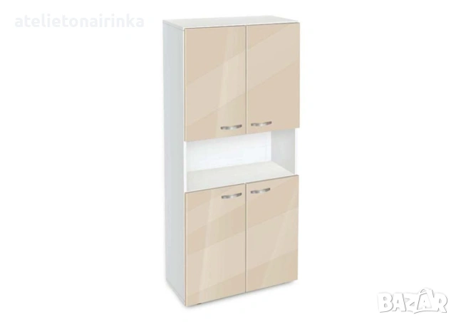 Етажерка Ава 5 с четири вратички постформинг, снимка 11 - Етажерки - 53796869