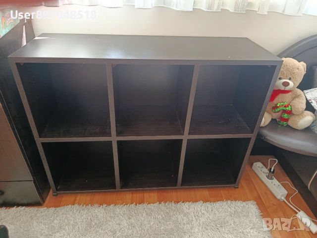 Лавица/рафт/етажерка за книги- цвят венге