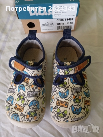 Пантофи DD Step barefoot - 23 номер, снимка 2 - Детски пантофи - 52968610
