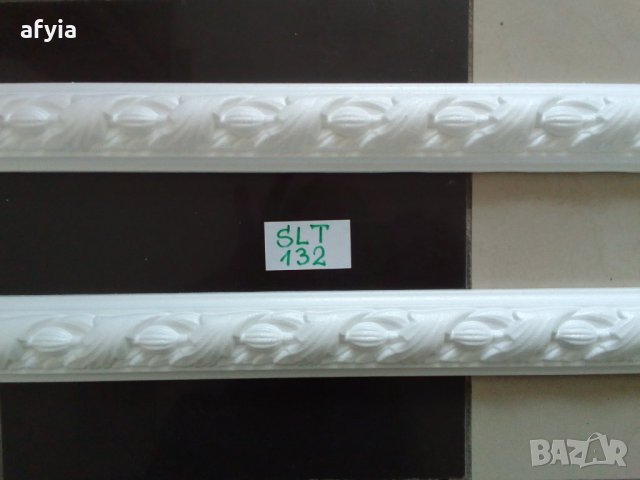 Плосък декороративен профил SLT-132 от стиропор с ъгли за изработване на рамки., снимка 4 - Строителни материали - 39078522