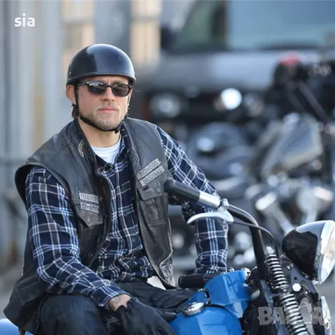 Каска за мотор , скутер, атв- черен гланц, Ретро , снимка 5 - Аксесоари и консумативи - 40133608