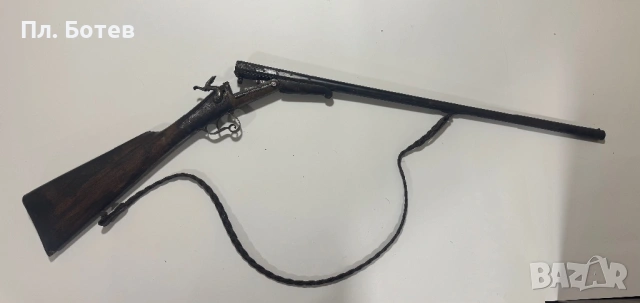 Стара едноцевна щифтова пушка, снимка 2 - Антикварни и старинни предмети - 53952743