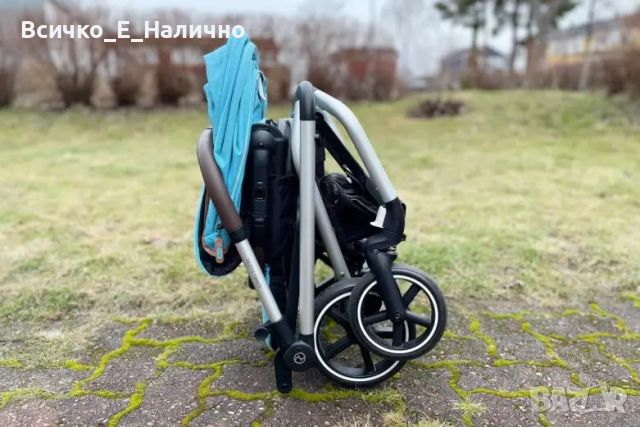 Бебешка количка Cybex Eezy S Twist+ 2 (+ дъждобран, в гаранция), снимка 7 - Детски колички - 46126359