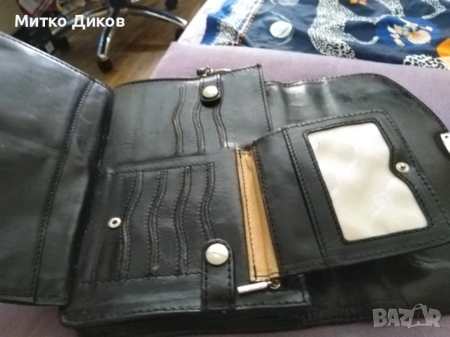 Чанта за ръка борсета с много прегради маркова италианска на Giudi естествена кожа 250х185мм, снимка 13 - Чанти - 51721659