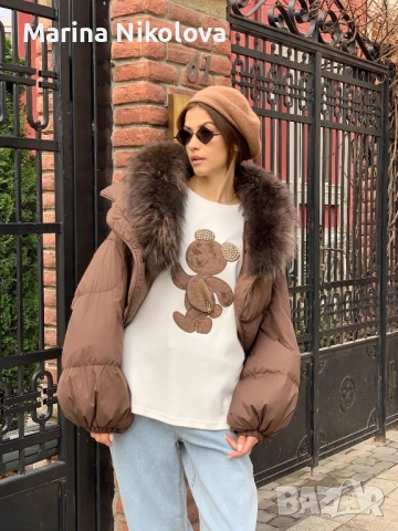 Яке естествен косъм, снимка 6 - Якета - 51964351