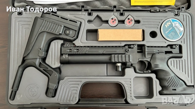 Въздушен пистолет PCP Hatsan Jet I, снимка 2 - Въздушно оръжие - 53663703